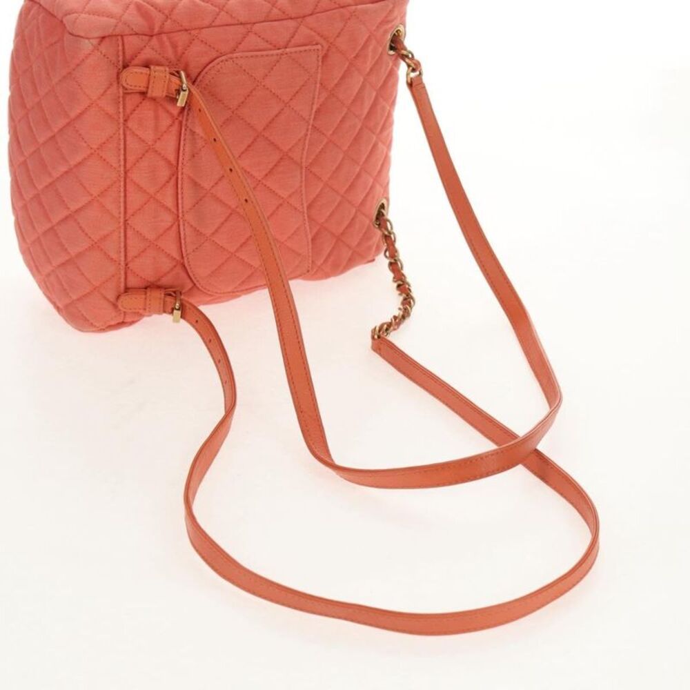 Chanel Vintage Flap Backpack Denim Pink Denim_Jeans Backpack Bag - Picture 7 of 16